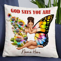 Personalized BWA Girl God Says Pillow DB222 23O47 thumb 1