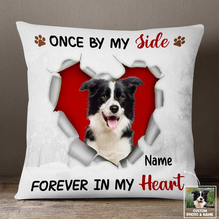 Personalized Dog Memo Photo Forever In My Heart Pillow DB223 85O57 1