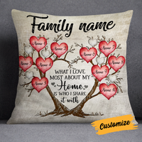 Personalized Family Tree Pillow DB223 23O24 thumb 1