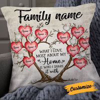 Personalized Family Tree Pillow DB223 23O24 thumb 1