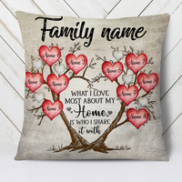 Personalized Family Tree Pillow DB223 23O24 thumb 1