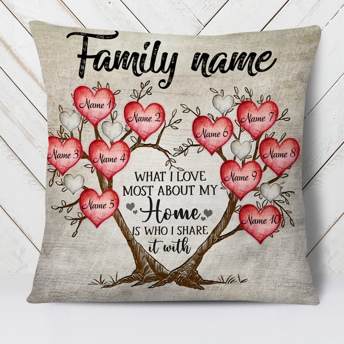 Personalized Family Tree Pillow DB223 23O24 1