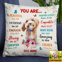 Personalized Dog Photo You Are Pillow DB222 30O34 thumb 1