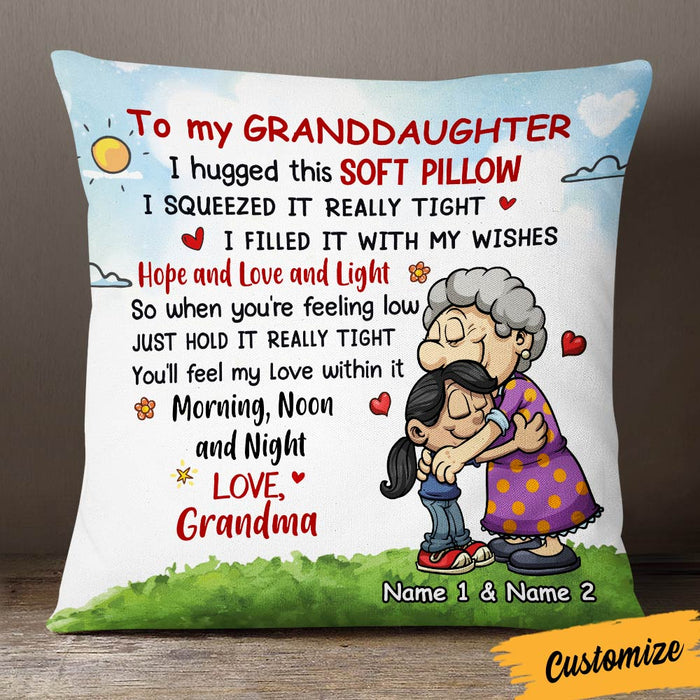 Personalized Granddaughter Pillow DB225 30O36 1