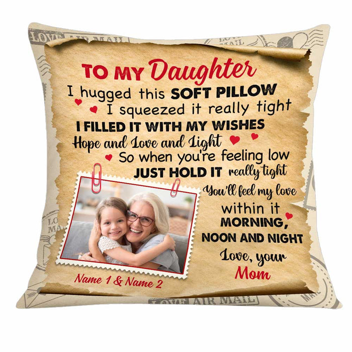 Personalized To My Granddaughter Pillow DB224 23O34 1