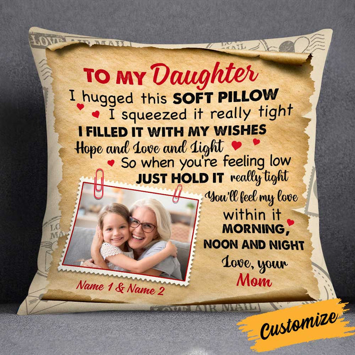 Personalized To My Granddaughter Pillow DB224 23O34 1