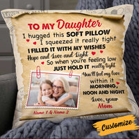 Personalized To My Granddaughter Pillow DB224 23O34 thumb 1