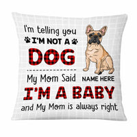 Personalized Dog Baby Pillow DB226 30O47 thumb 1