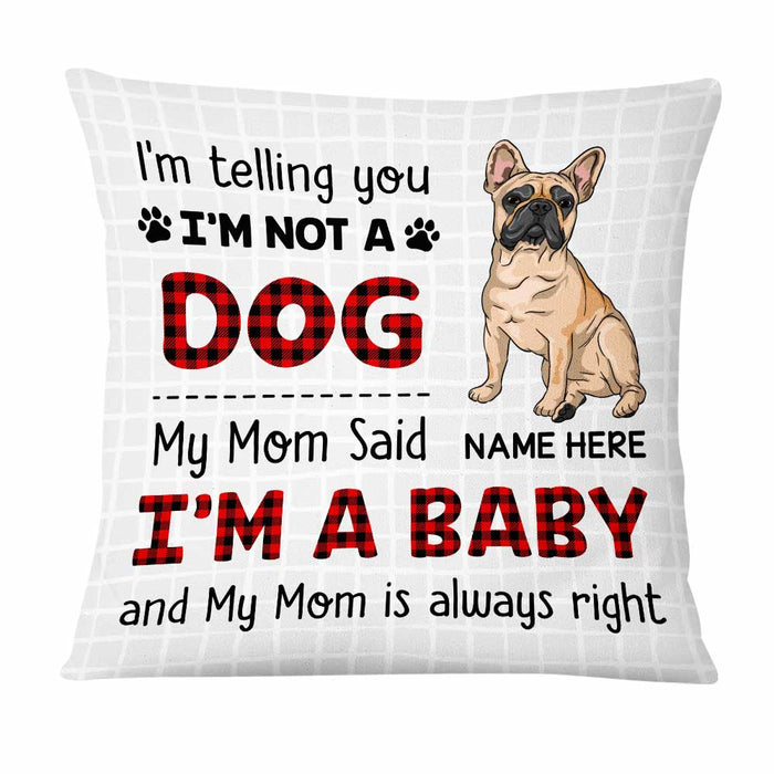 Personalized Dog Baby Pillow DB226 30O47 1
