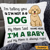 Personalized Dog Baby Pillow DB226 30O47 thumb 1
