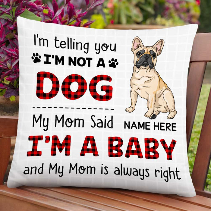 Personalized Dog Baby Pillow DB226 30O47 1