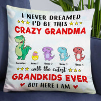 Personalized Mom Grandma Granddaughter Grandson Pillow DB225 23O23 thumb 1