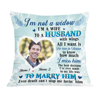 Personalized Memo Couple Photo Pillow DB223 26O57 thumb 1
