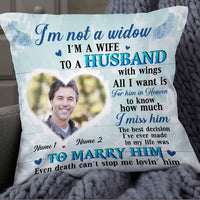 Personalized Memo Couple Photo Pillow DB223 26O57 thumb 1
