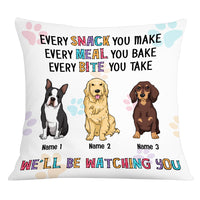 Personalized Dog Watching You Pillow DB225 26O53 thumb 1