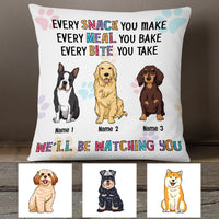 Personalized Dog Watching You Pillow DB225 26O53 thumb 1