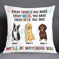 Personalized Dog Watching You Pillow DB225 26O53 thumb 1