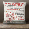 Personalized Pig Grandson Hug This Pillow DB224 95O23 1