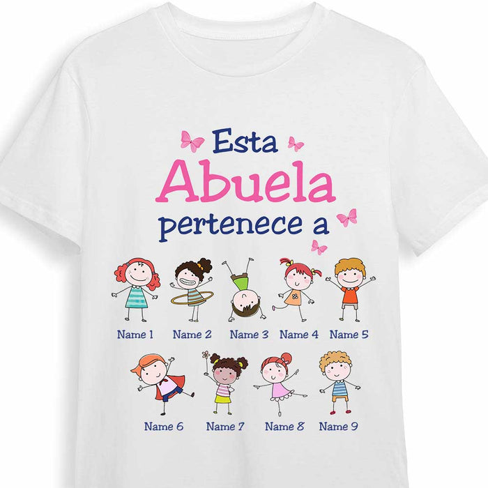 Personalized Abuela Spanish Grandma Belongs T Shirt DB225 81O34 1