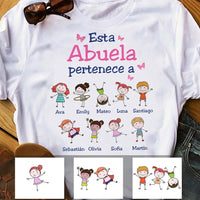 Personalized Abuela Spanish Grandma Belongs T Shirt DB225 81O34 thumb 1