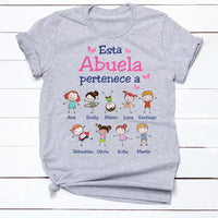 Personalized Abuela Spanish Grandma Belongs T Shirt DB225 81O34 thumb 1