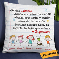 Personalized Letter To Grandma Spanish Abuela Pillow DB231 81O34 thumb 1