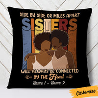 Personalized BWA Friends Sisters Side By Side Or Miles Apart Pillow DB231 85O36 thumb 1