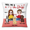 Personalized Couple Icon Pillow DB231 26O23 1