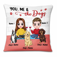 Personalized Couple Icon Pillow DB231 26O23 thumb 1