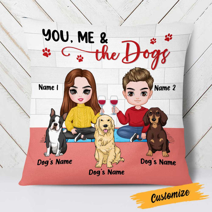 Personalized Couple Icon Pillow DB231 26O23 1