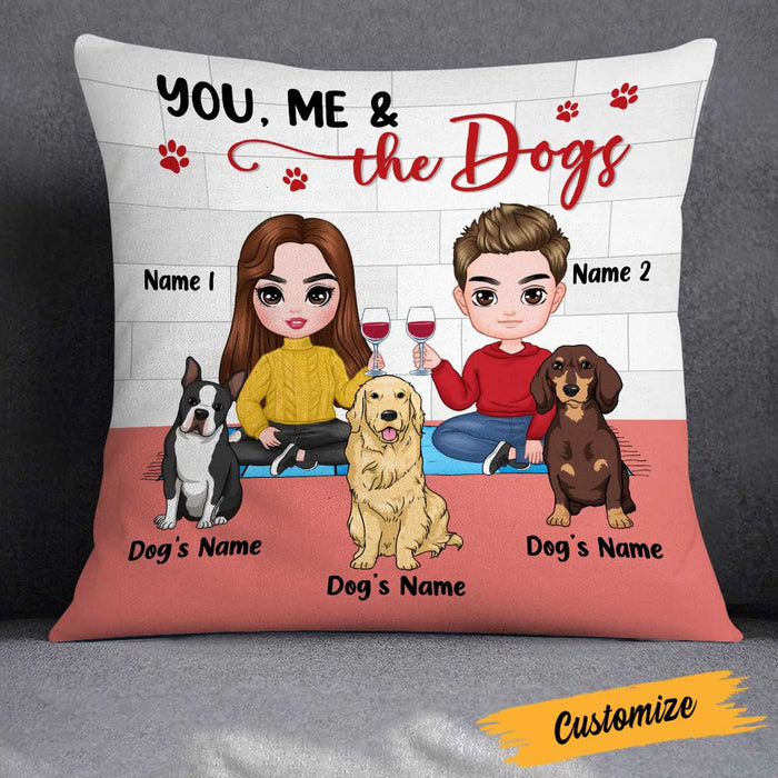 Personalized Couple Icon Pillow DB231 26O23 1
