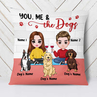 Personalized Couple Icon Pillow DB231 26O23 thumb 1