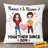 Personalized Couple Icon Together Pillow DB232 26O53 1