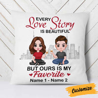 Personalized Couple Icon Pillow DB232 30O58 thumb 1