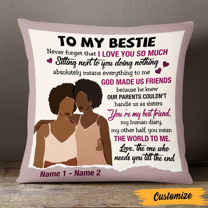 Personalized BWA Friends Pillow DB233 23O47 1
