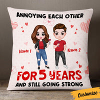 Personalized Couple Icon Pillow DB234 30O36 thumb 1