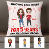 Personalized Couple Icon Pillow DB234 30O36 1