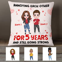 Personalized Couple Icon Pillow DB234 30O36 thumb 1
