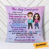 Personalized Couple Icon Pillow DB233 87O58 1