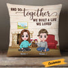 Personalized Couple Icon Pillow DB233 26O23 1