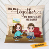 Personalized Couple Icon Pillow DB233 26O23 1