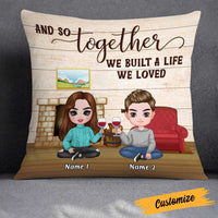 Personalized Couple Icon Pillow DB233 26O23 thumb 1