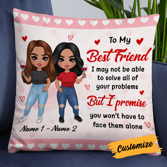 Personalized BWA Friends Pillow DB241 26O24 1
