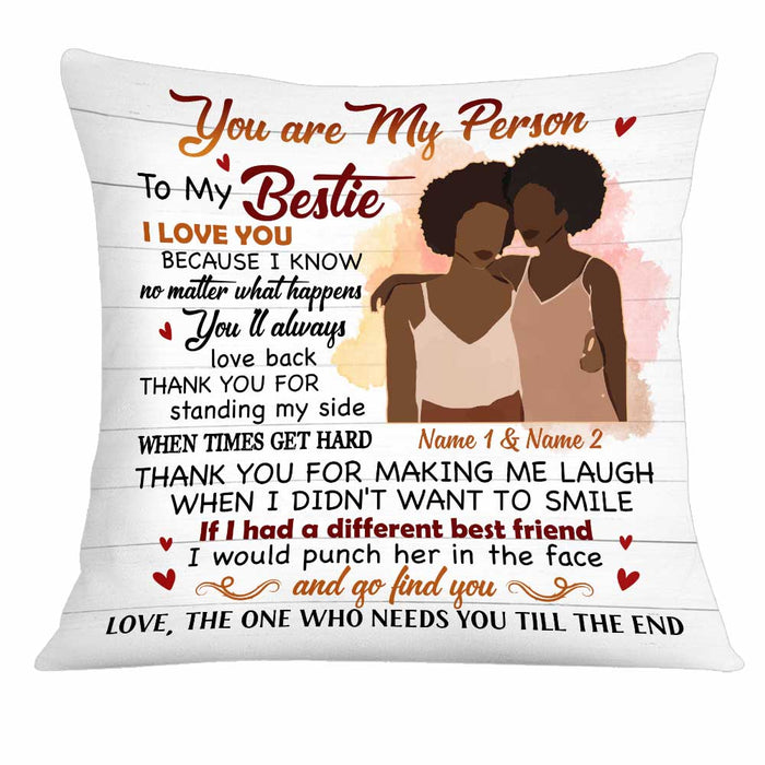 Personalized BWA Friends Pillow DB243 26O34 1