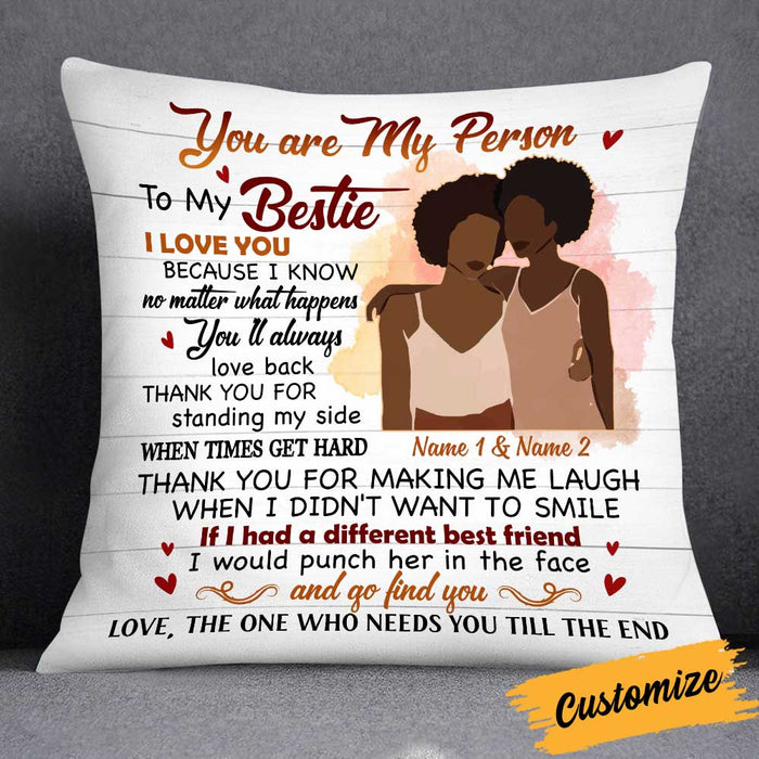 Personalized BWA Friends Pillow DB243 26O34 1