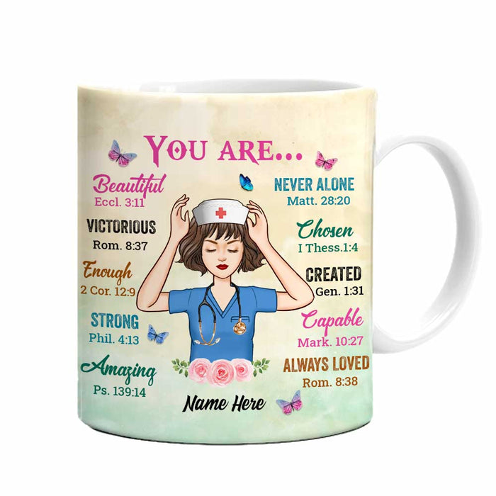 Personalized Proud Nurse Jesus Mug DB45 95O47 1