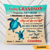 Personalized Turtle Grandson Hug This Pillow DB244 95O47 1