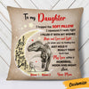 Personalized Hug This To My Daughter Dinosaur Pillow DB244 26O36 1