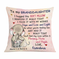 Personalized Hug This Mom Grandma To Daughter Granddaughter Pillow DB243 30O58 thumb 1