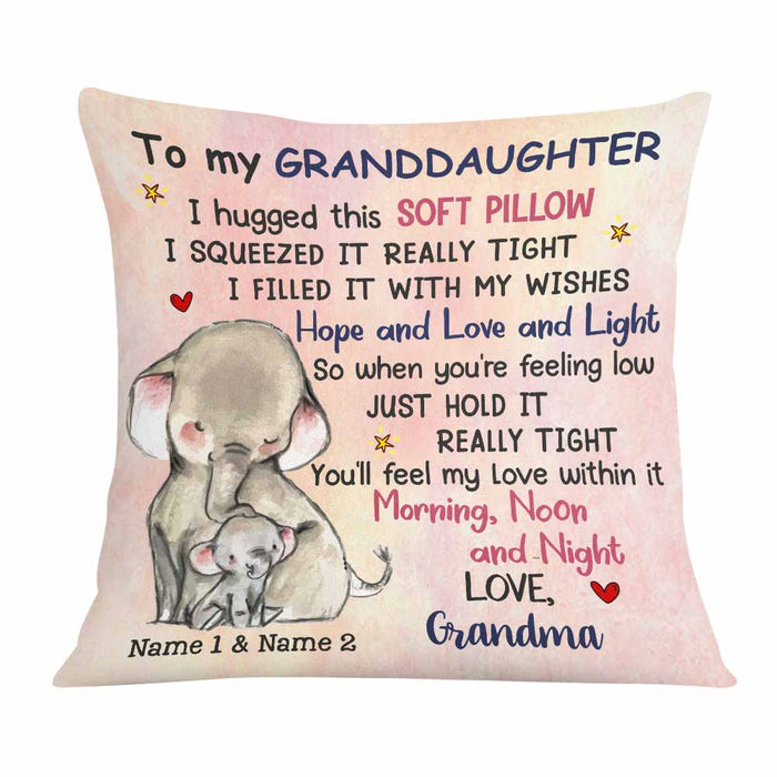 Personalized Hug This Mom Grandma To Daughter Granddaughter Pillow DB243 30O58 1